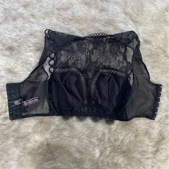 Victoria’s Secret High Neck Lace & Circles Corset Bralette - Picture 7 of 8